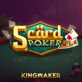 5 Card Poker table tile art